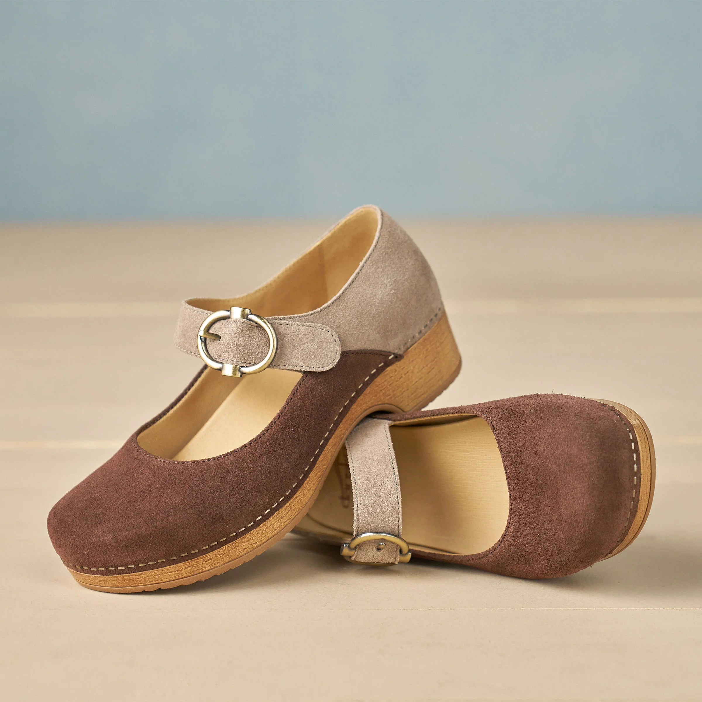 Bonny Mary Jane Chocolate/Taupe - Image 6
