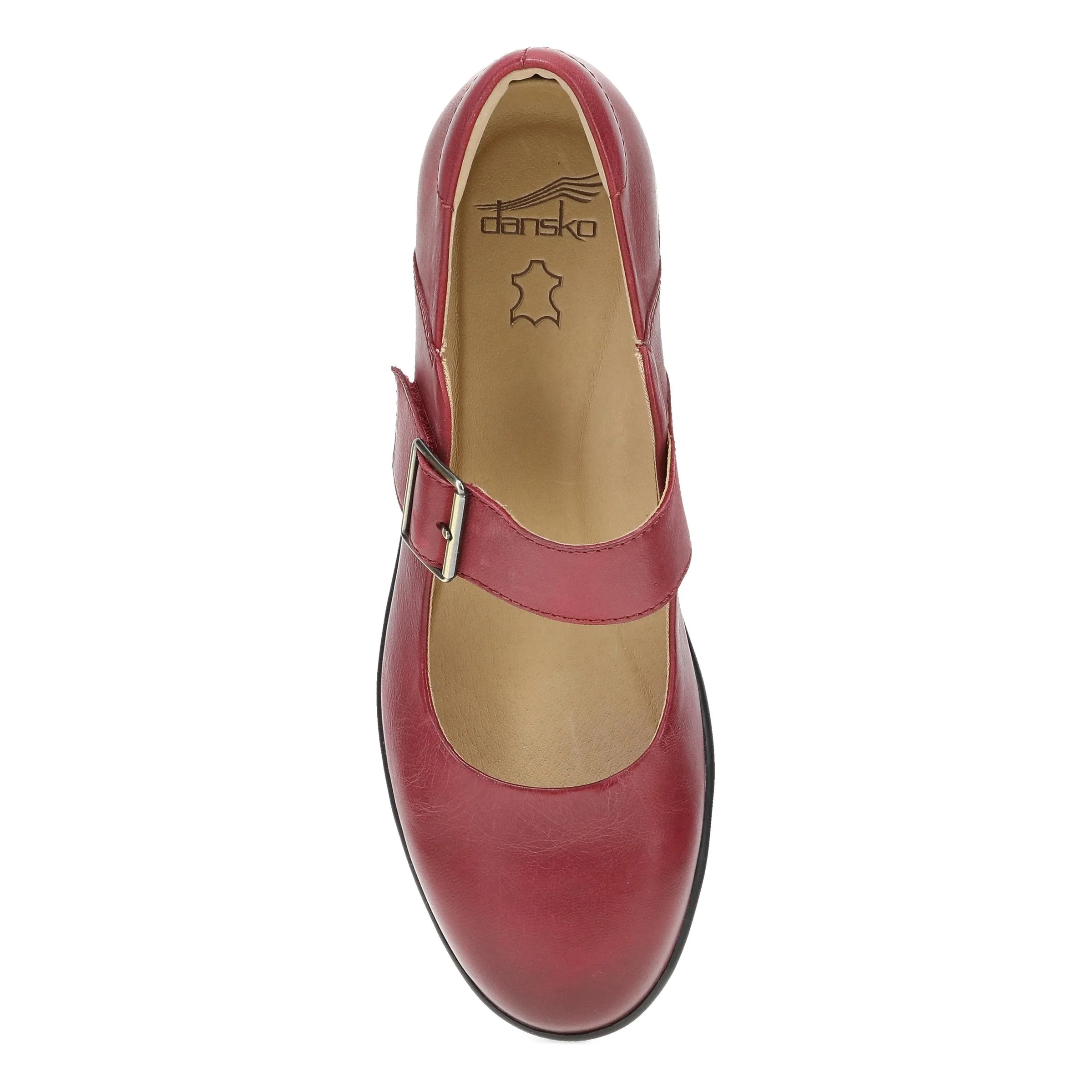 Collette Red Burnished Nubuck - Image 5