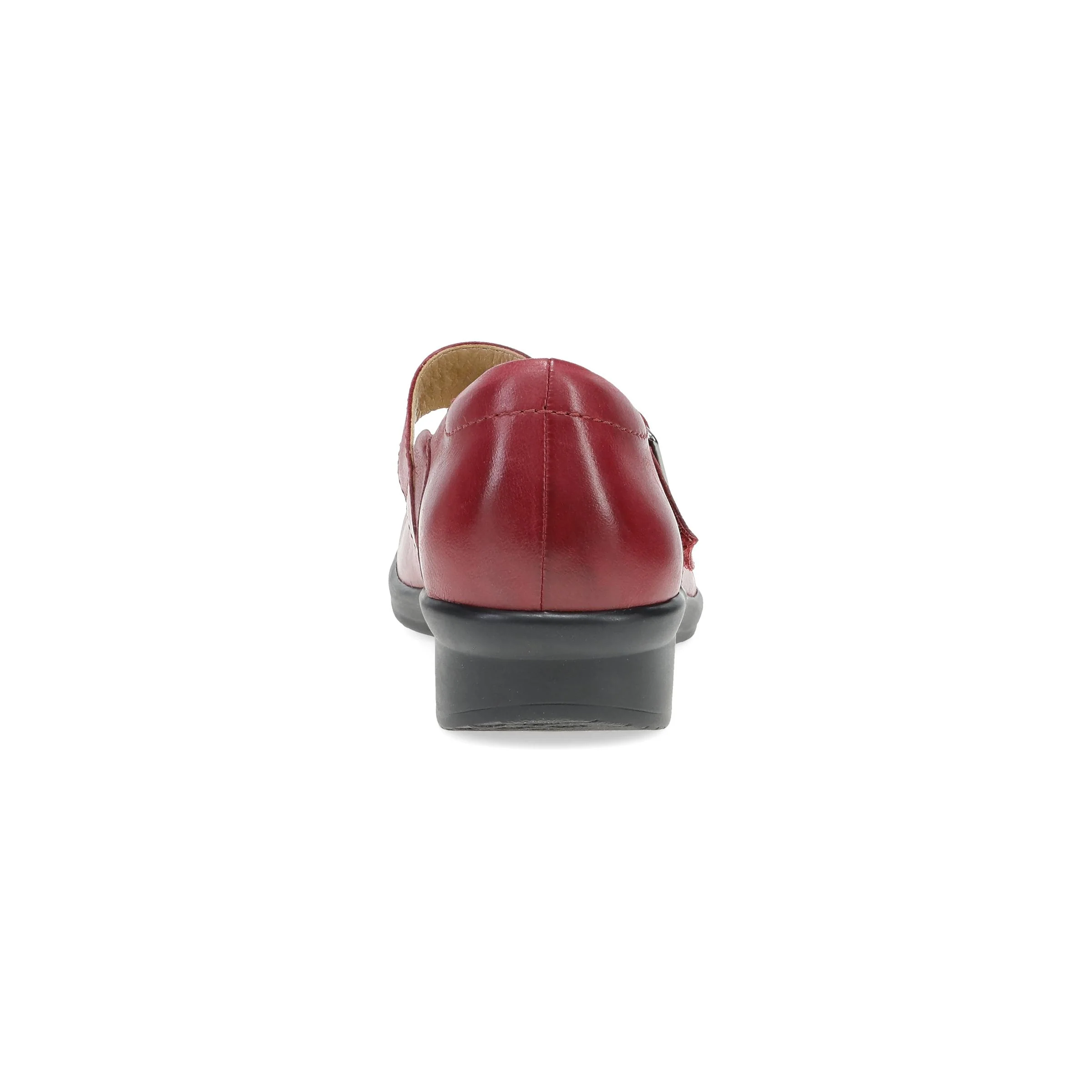 Collette Wide Red Burnished Nubuck - Image 4