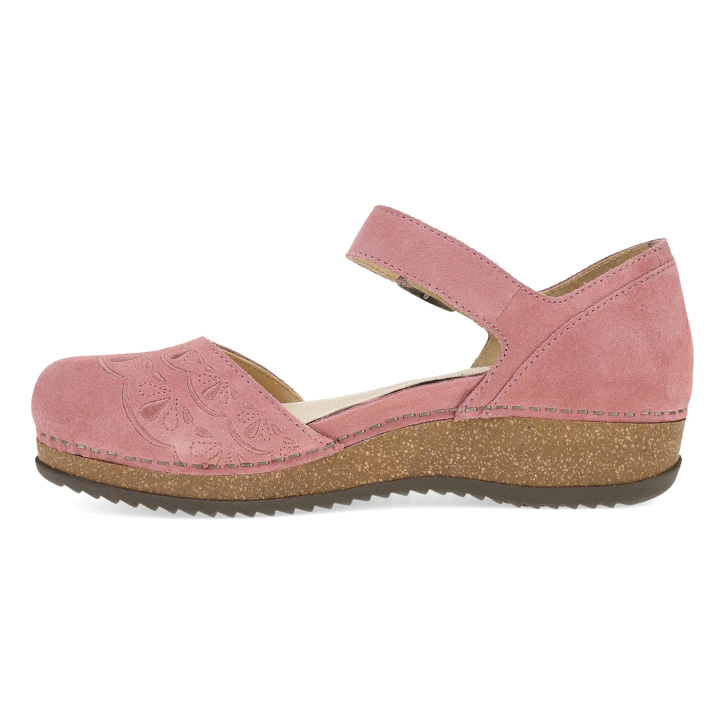 Mae Ash Rose Embroidered Suede - Image 3