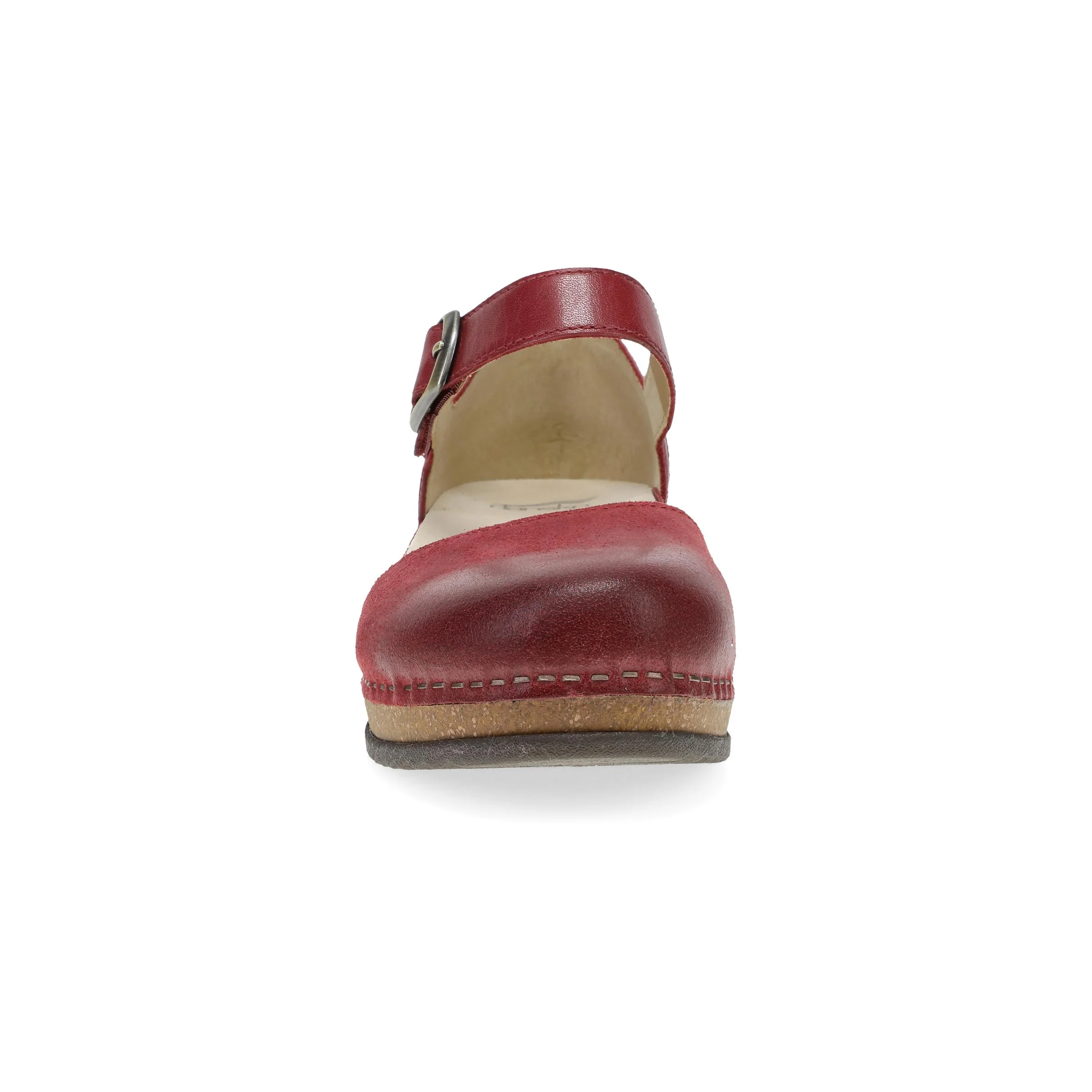 Mae Red Burnished Suede - Image 4
