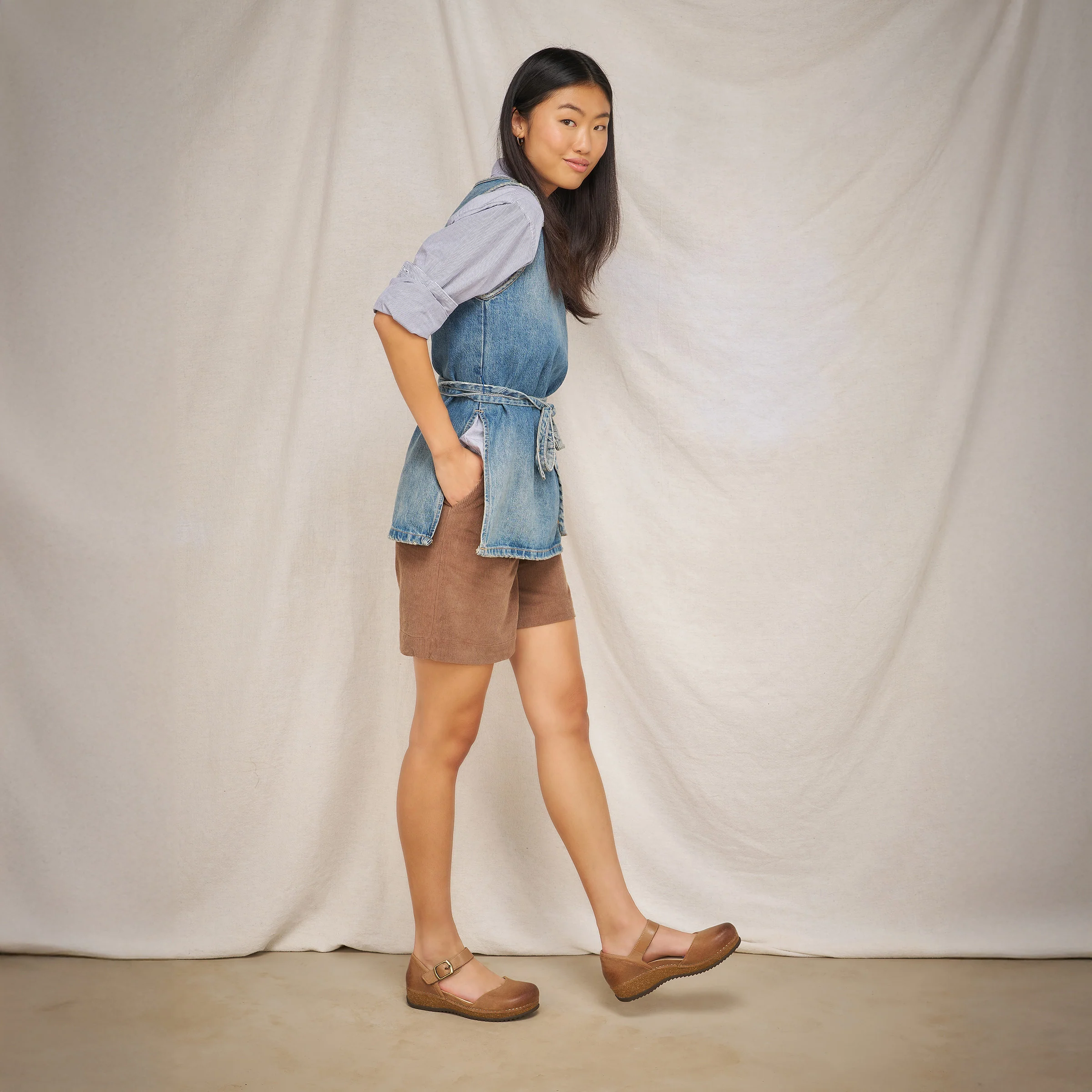 Mae Tan Burnished Suede - Image 5